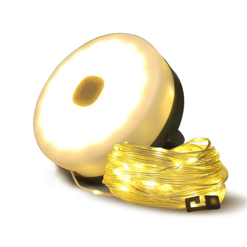 10M Solcellsdriven Ljusslinga för Camping & Utomhusbruk