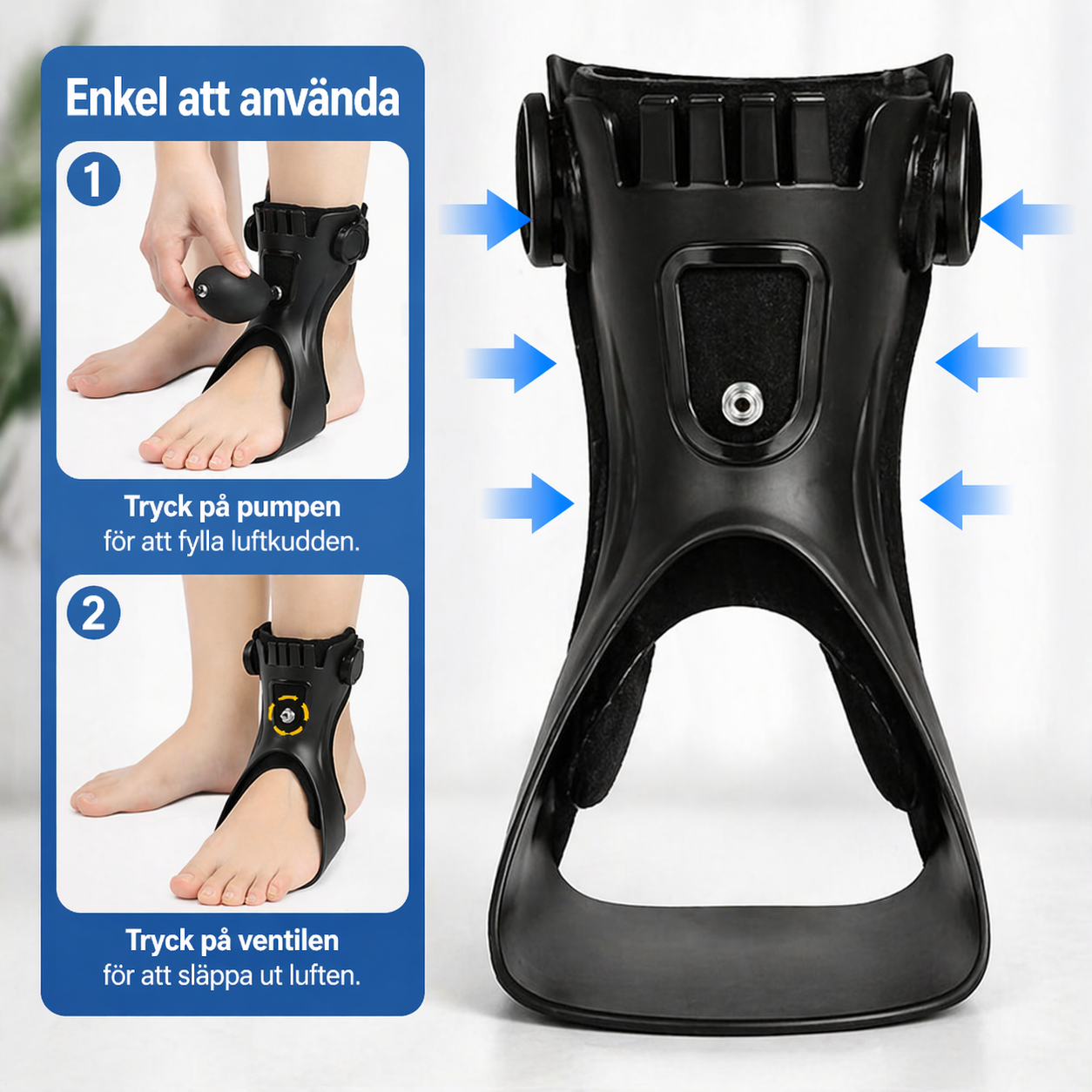 Fotledsstöd vid Droppfot & Ortos