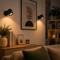 Dubbelljus | Roterbar LED-vägglampa (2-pack)