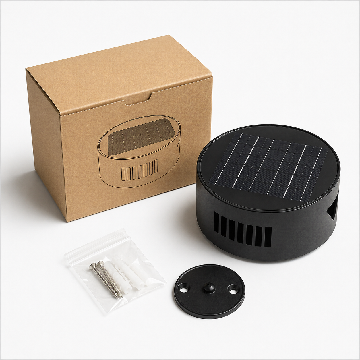Solkrets | Solcellsvägglampa med 360° Rotation (2-pack)
