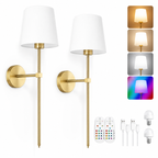 Goldén | Dimbar Vägglampa i Slank design