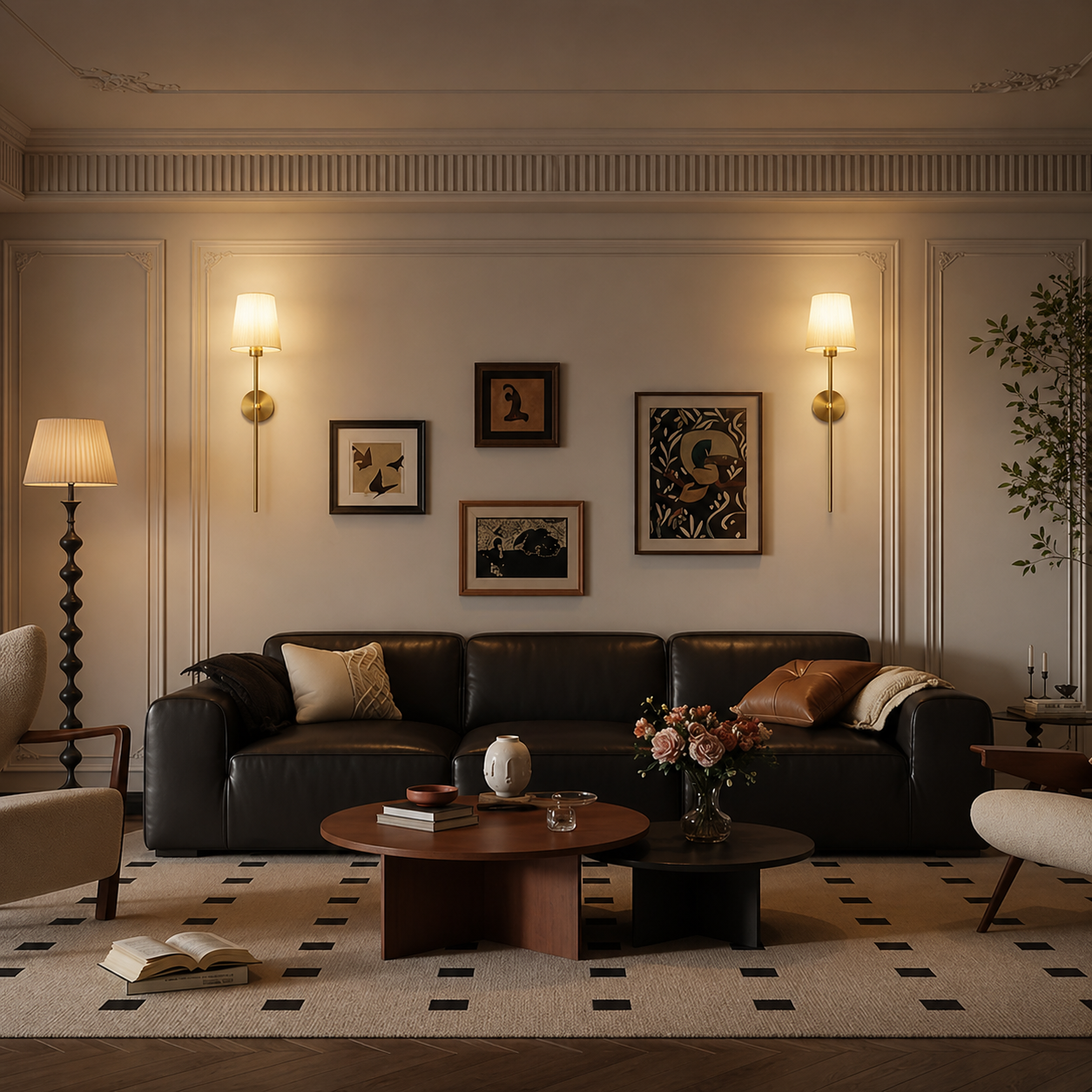 Goldén | Dimbar Vägglampa i Slank design