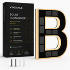 Vindahls Husnummer | Belysta & Solcellsdrivna