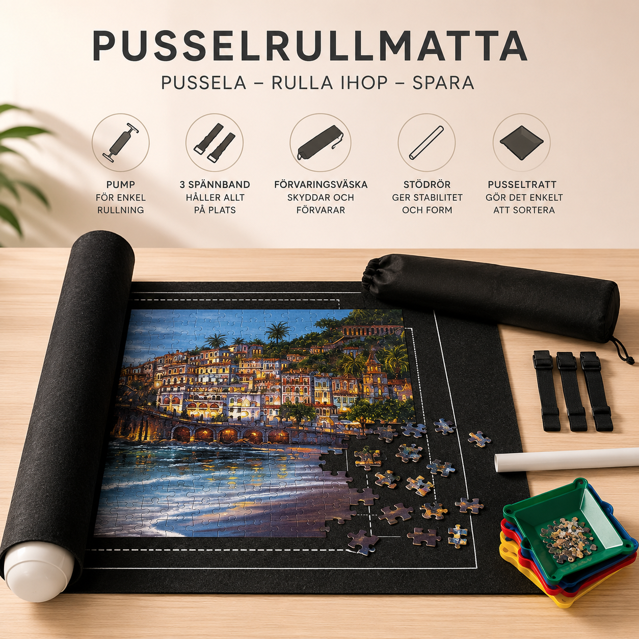 PuzzleRoll™ Pusselmatta
