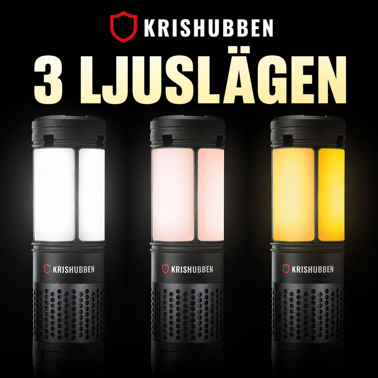 NordLight 2.0 | Campinglampa med Powerbank