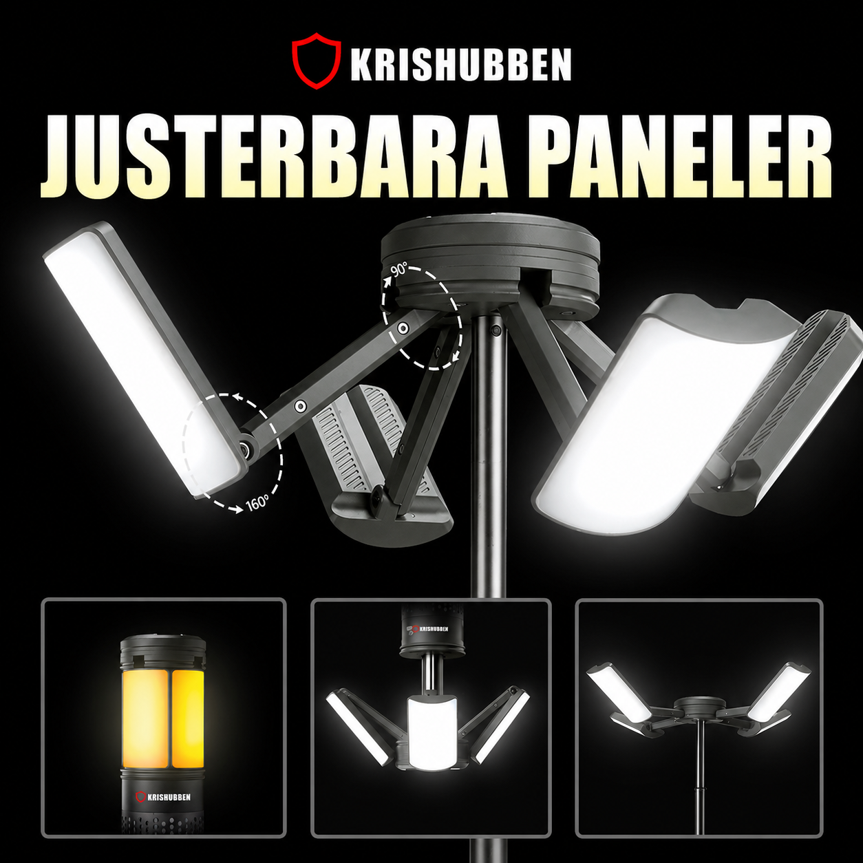 NordLight 2.0 | Campinglampa med Powerbank