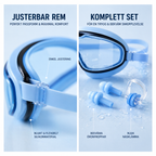 ClearSplash | Läckagefria simglasögon med anti-immglas