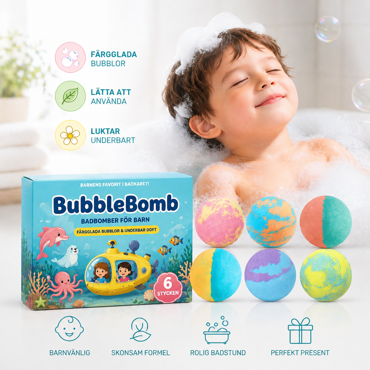BubbleBomb | Badbomb med Överraskning