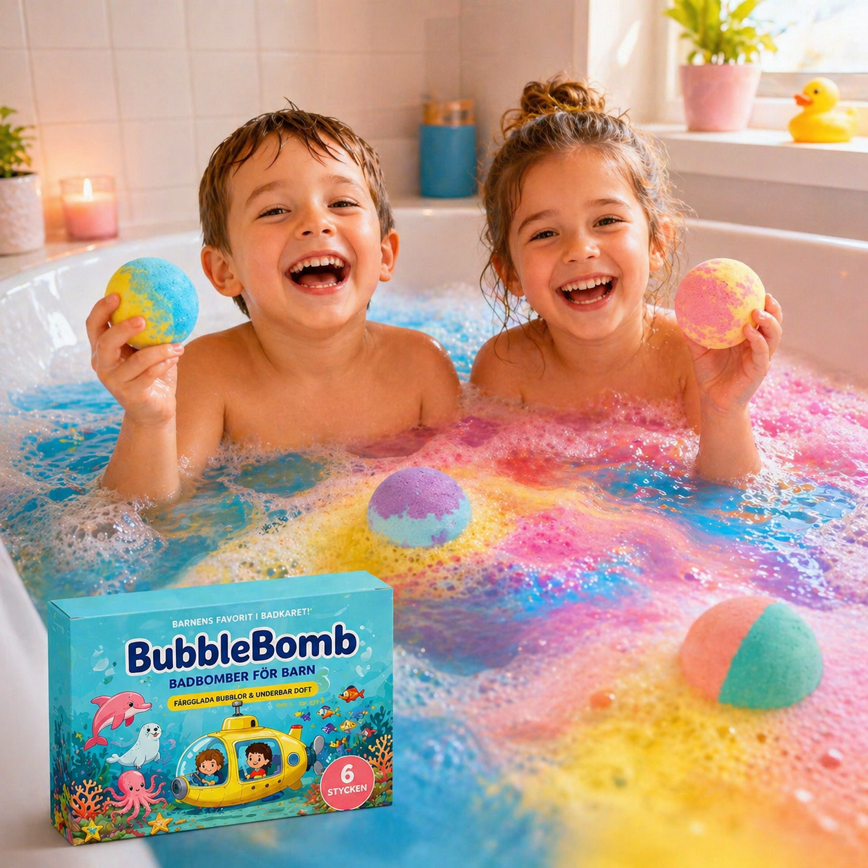 BubbleBomb | Badbomb med Överraskning
