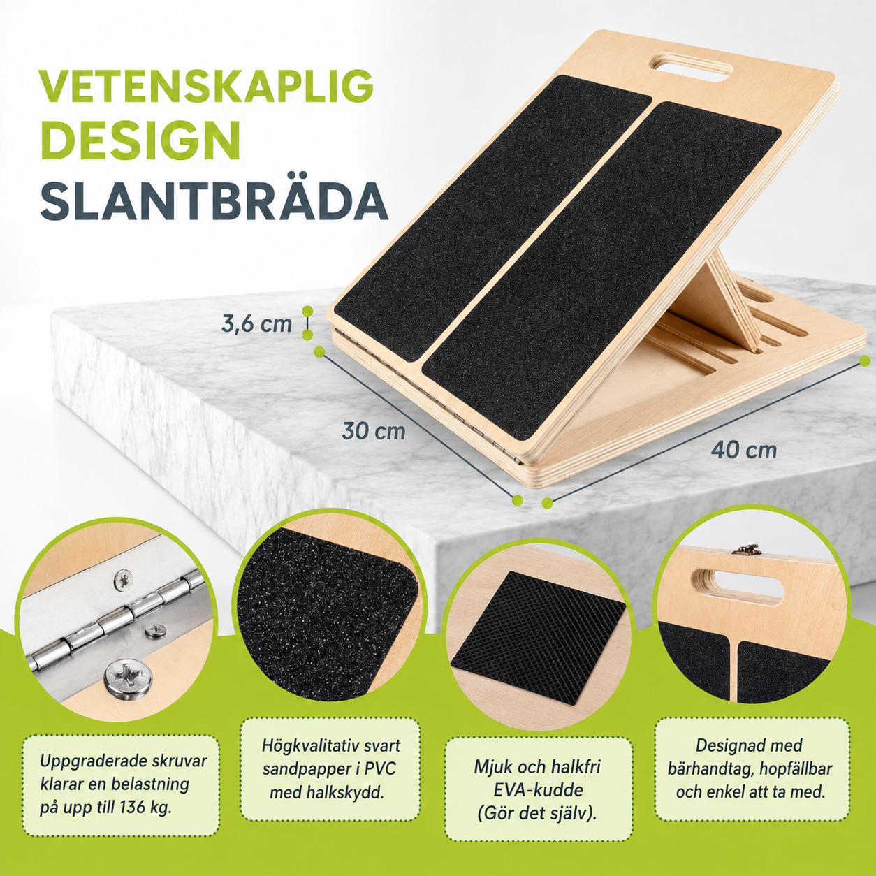 Justerbar Stretchbräda i Trä
