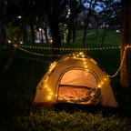 10M Solcellsdriven Ljusslinga för Camping & Utomhusbruk