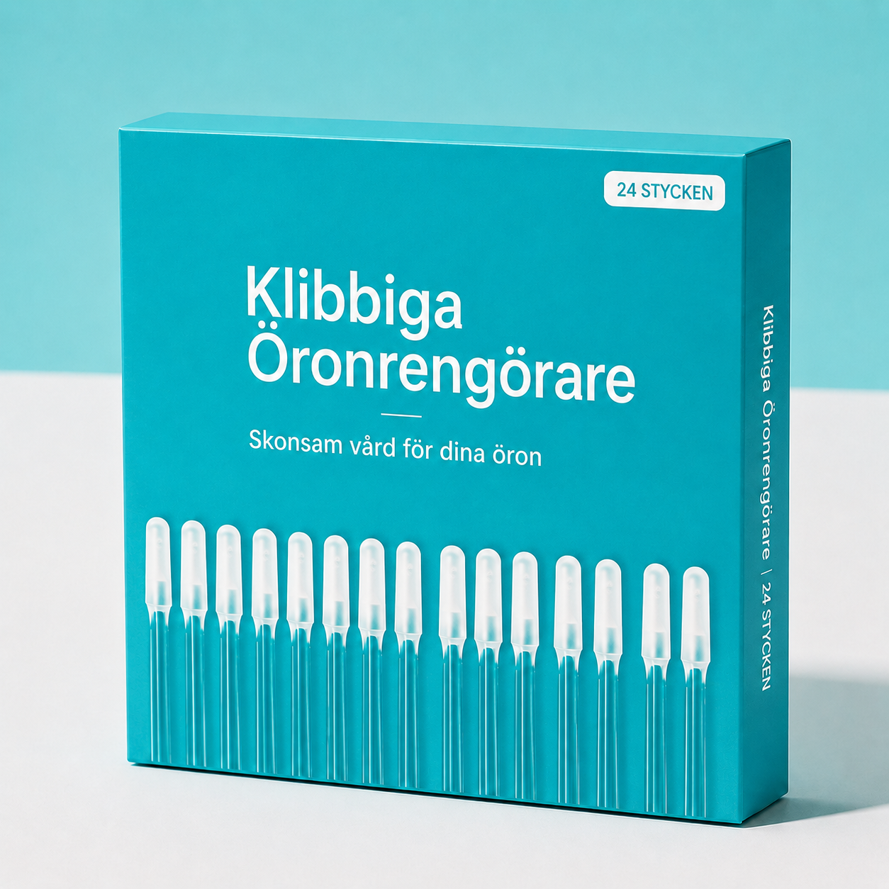 Öronrengörare med klibbig spets | 24-pack