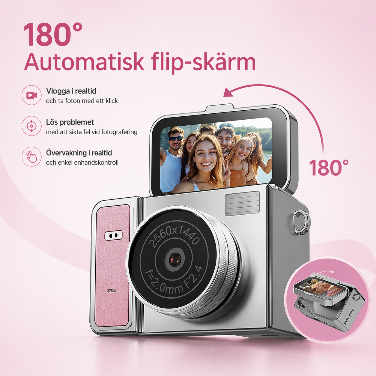 SnapCam Pro | Mini Nyckelringskamera