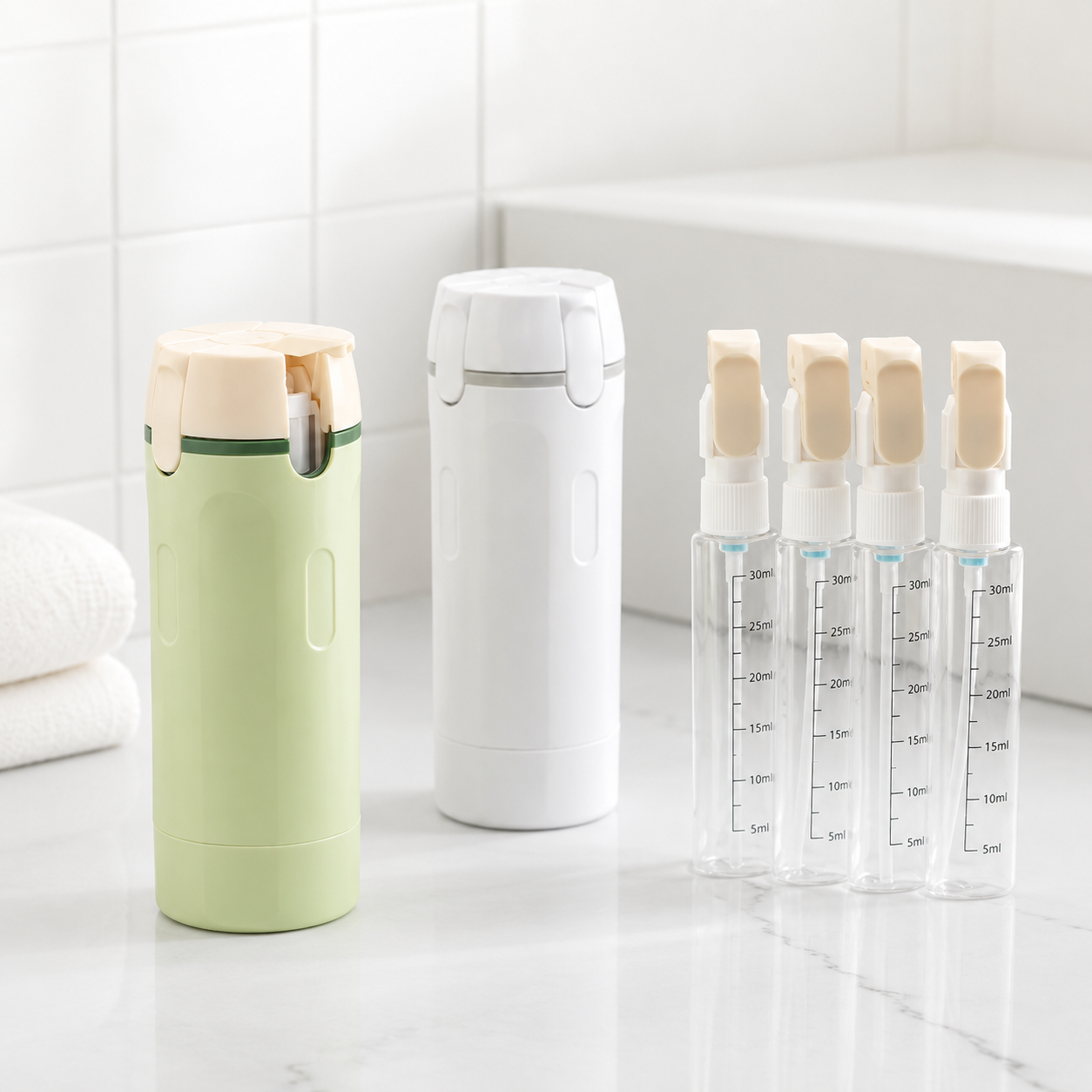 TravelBottle | 4-i-1 Reseflaska