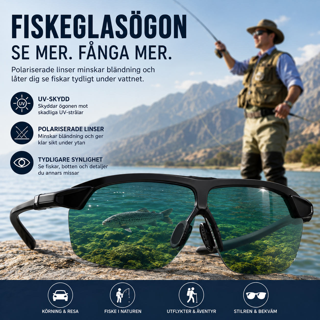 PolarSight™ Fiskeglasögon