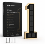 Vindahls Husnummer | Belysta & Solcellsdrivna