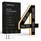 Vindahls Husnummer | Belysta & Solcellsdrivna