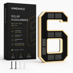Vindahls Husnummer | Belysta & Solcellsdrivna