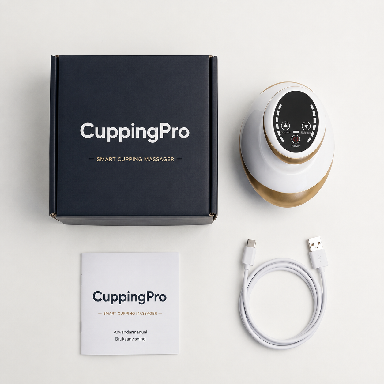 CuppingPro™ Värmande Vakuummassage