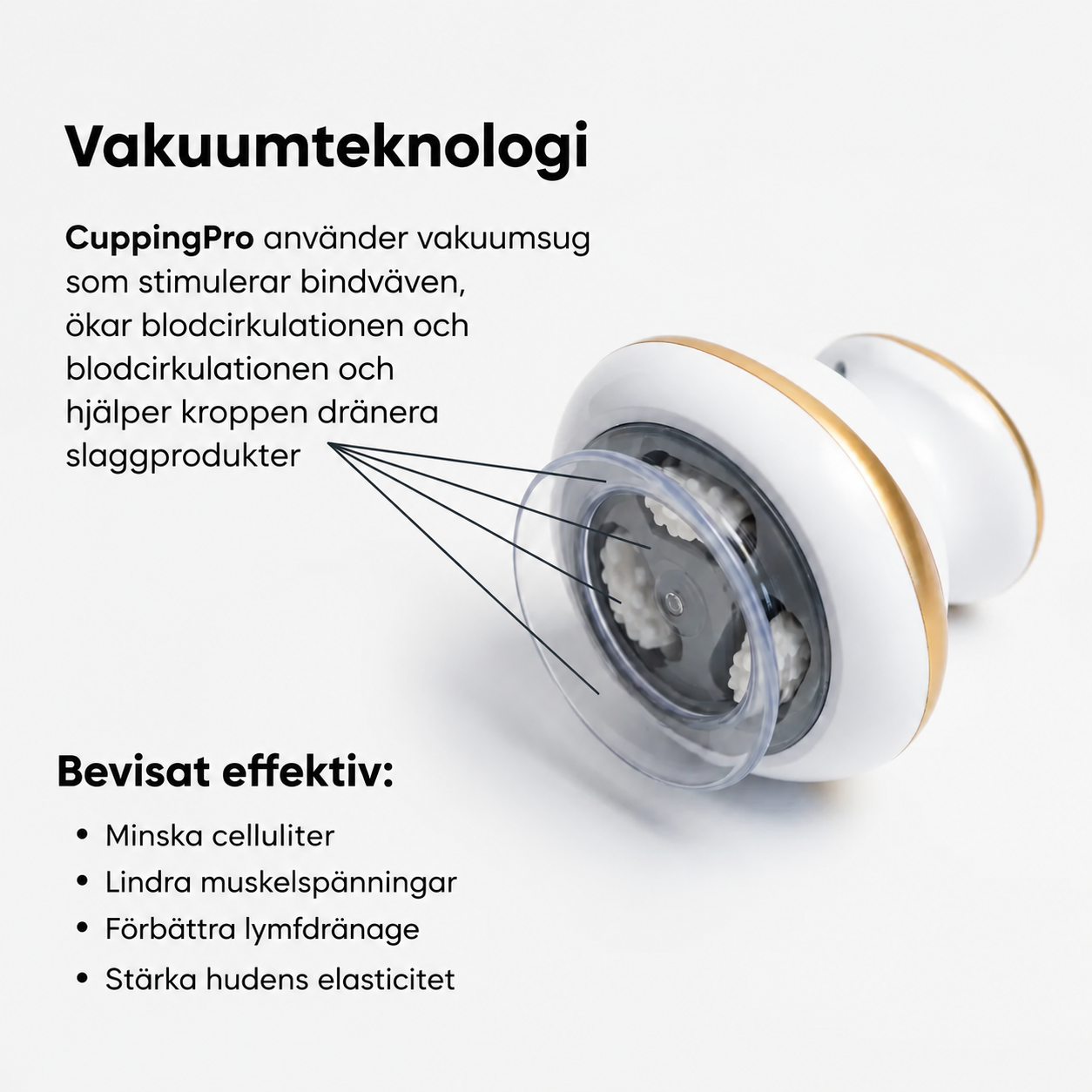 CuppingPro™ Värmande Vakuummassage