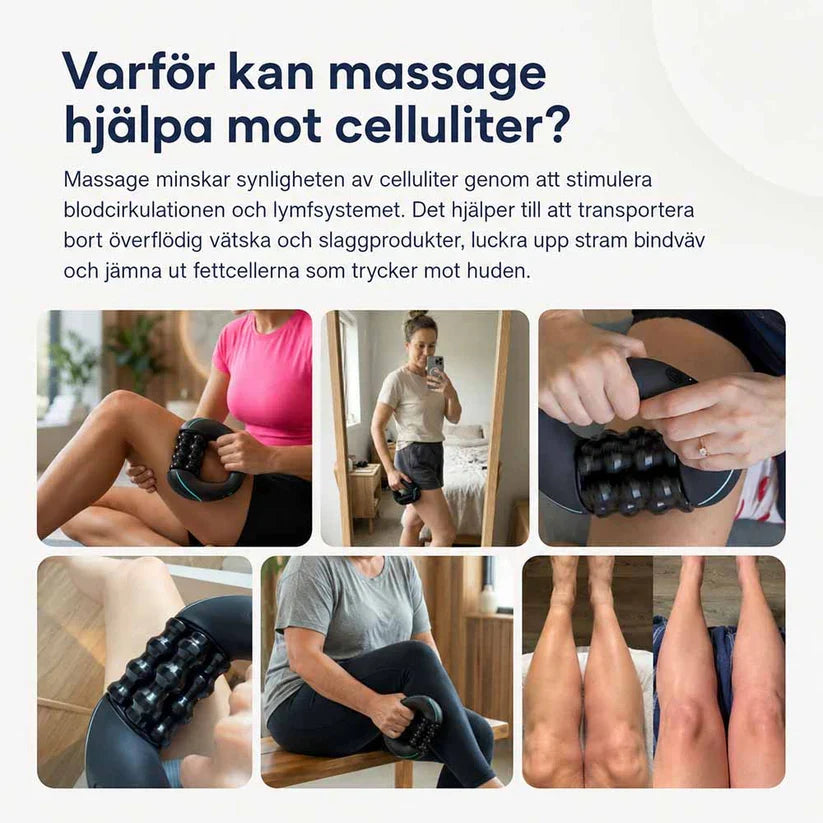 ErgoRoller massageroller för celluliter och muskelmassage
