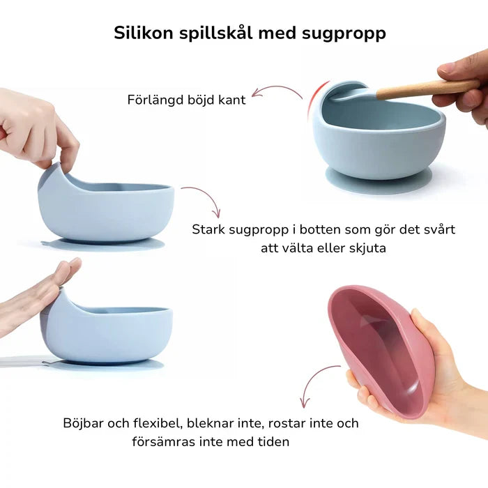 BabyVille - Matset 5 Delar med Sugpropp