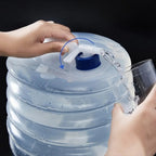 Hopfällbar Vattenhink med Kran 5L