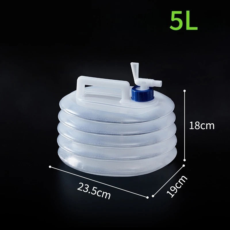 Hopfällbar Vattenhink med Kran 5L